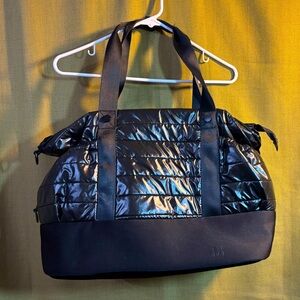 JoyLab Puffy Quilted Black Tote